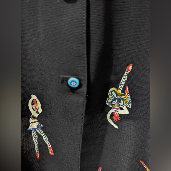 Super artsy unusual vintage top - Picture 5 of 7